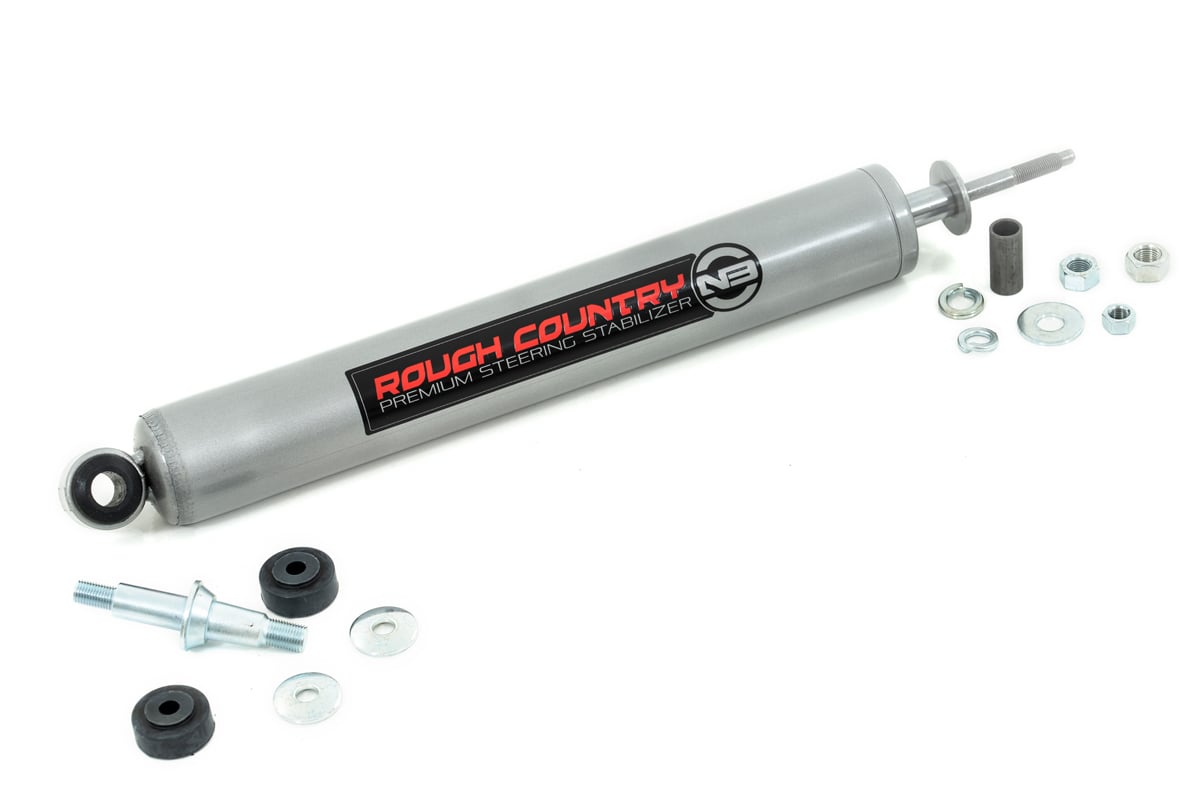 Ford F-350 Super Duty Steering Stabilizer - Rough Country - N3 - '05-'07